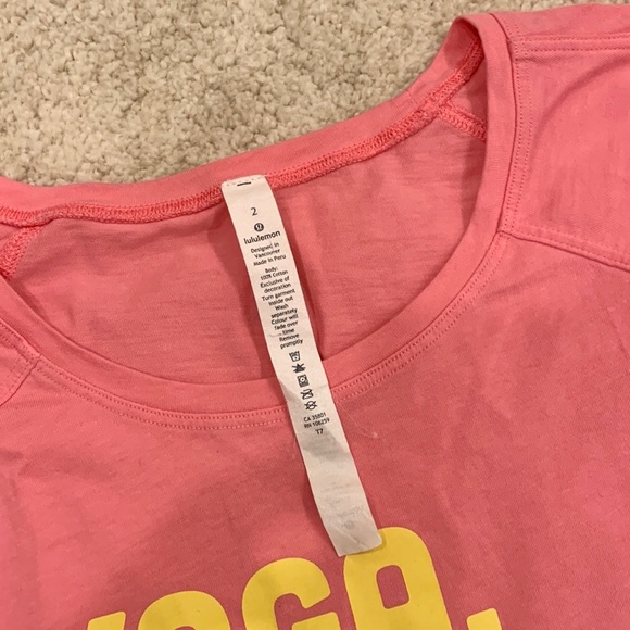 Lululemon Seawheeze Sunset Festival Pink Blue Long Sleeve Sweater - Picture 8 of 10